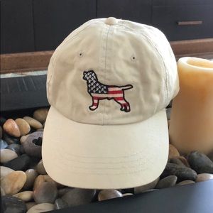 American Flag Dog Baseball Cap